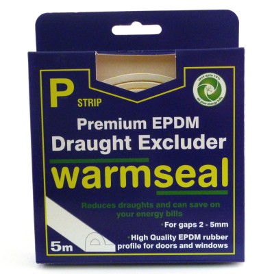 Warmseal P strip draught excluder 5m