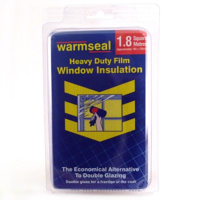 Warmseal heavy duty film window insulation 1.8m