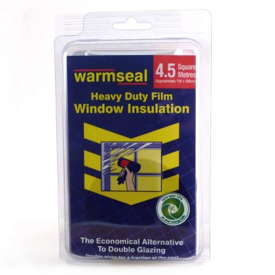 Warmseal heavy duty film window insulation 4.5m