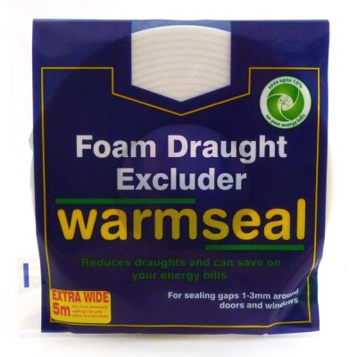 Warmseal foam draught excluder extra wide 5m