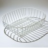 Delfinware 2947 oval sink basket white