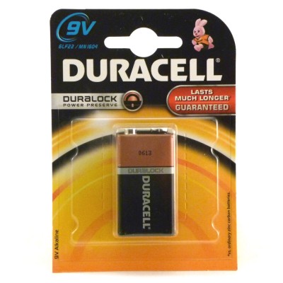 Duracell 9V MN1604 battery
