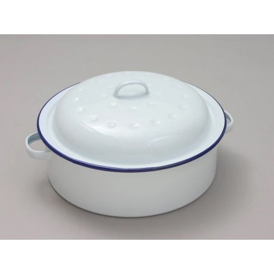 Falcon 30cm enamel round roaster