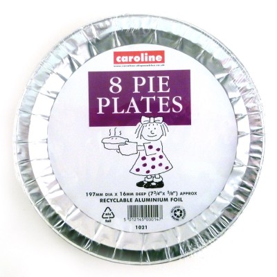 Caroline 1021 pie plates pack of 8