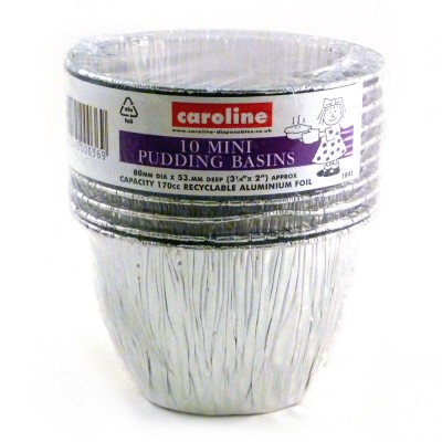 Caroline 1041 mini pudding basins pack of 10