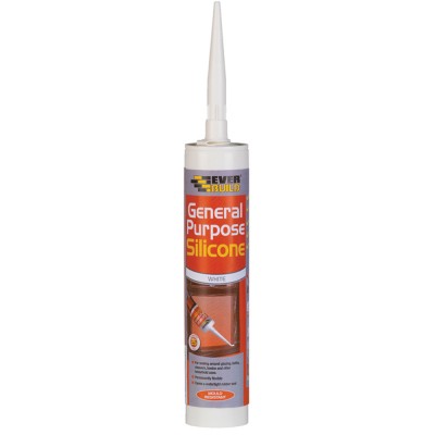 Everbuild general purpose silicone white 310ml