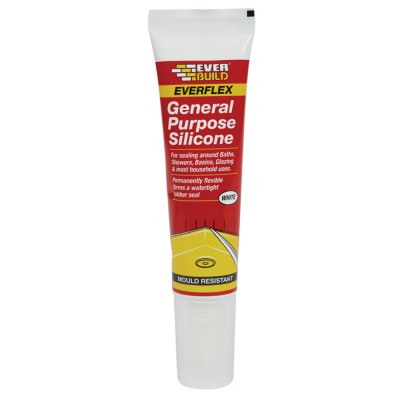 Everbuild general purpose silicone tube 80ml