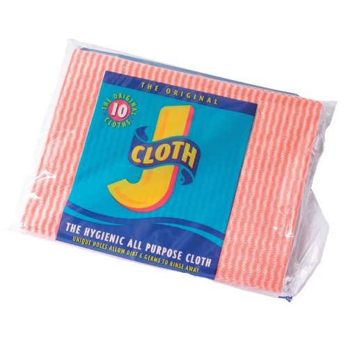 'J' cloths pack of 10