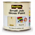 Rustins small job gloss paint magnolia 250ml