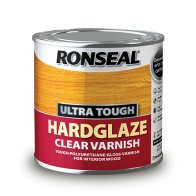 Ronseal Hardglaze clear varnish 250ml