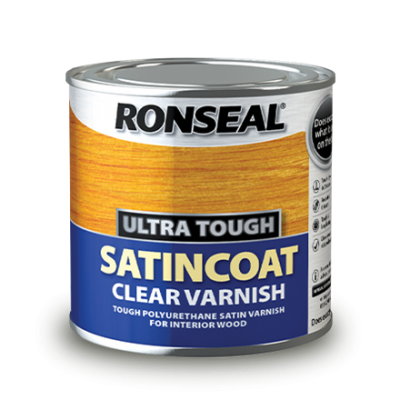 Ronseal satincoat clear varnish 250ml