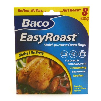 Baco medium roasting bags pack of 8