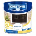 Johnstone's weatherguard exterior undercoat brilliant white 750ml