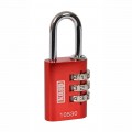 Kasp 10530 30mm combination padlock red