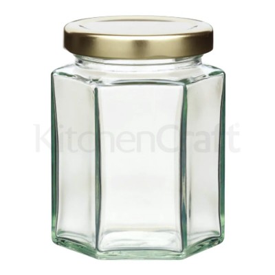 Kitchencraft 4oz Hexagonal Preserve Jar