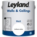 Leyland Walls and Ceiling Brilliant White Matt 5L