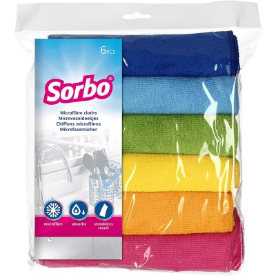 Sorbo Microfibre cloths pack of 5