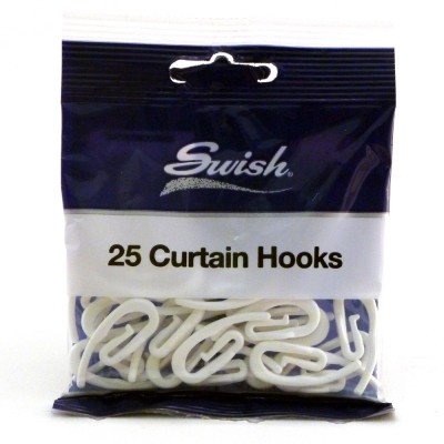 Swish curtain hooks pack of 25