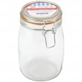 Tala clip top glass storage jar 1000ml
