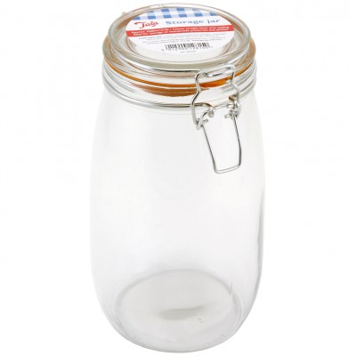 Tala clip top glass storage jar 1550ml