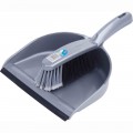 Wham dustpan and brush set silver