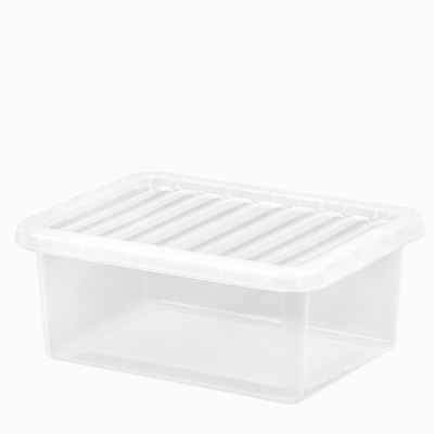 Wham 17 litre storage box and lid clear
