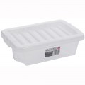 Wham 4 litre storage box and lid clear