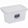 Wham 7 litre storage box and lid clear