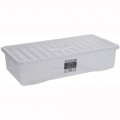 Wham 42 litre under bed storage box and lid clear